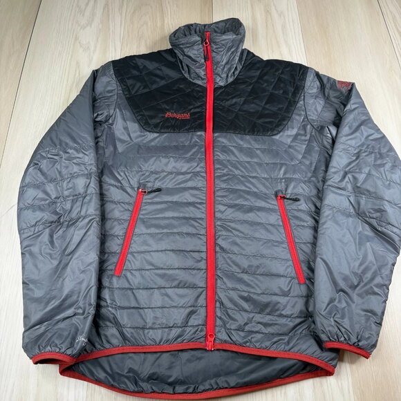 Bergans Of Norway Mens Gray Full Zip Hooded Uranostind Insulated Jacket Size S - Picture 2 of 13